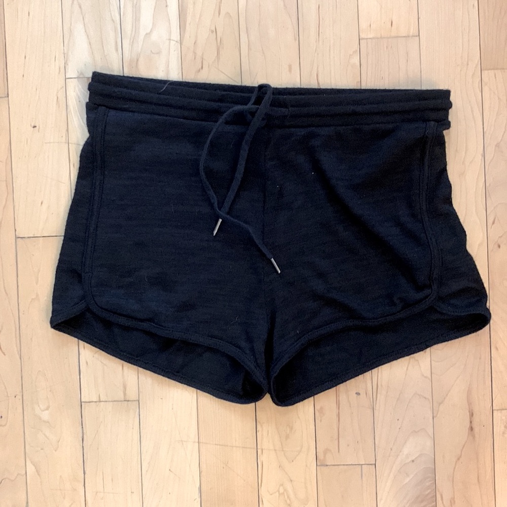 Wilfred Black Stretch Athletic Shorts